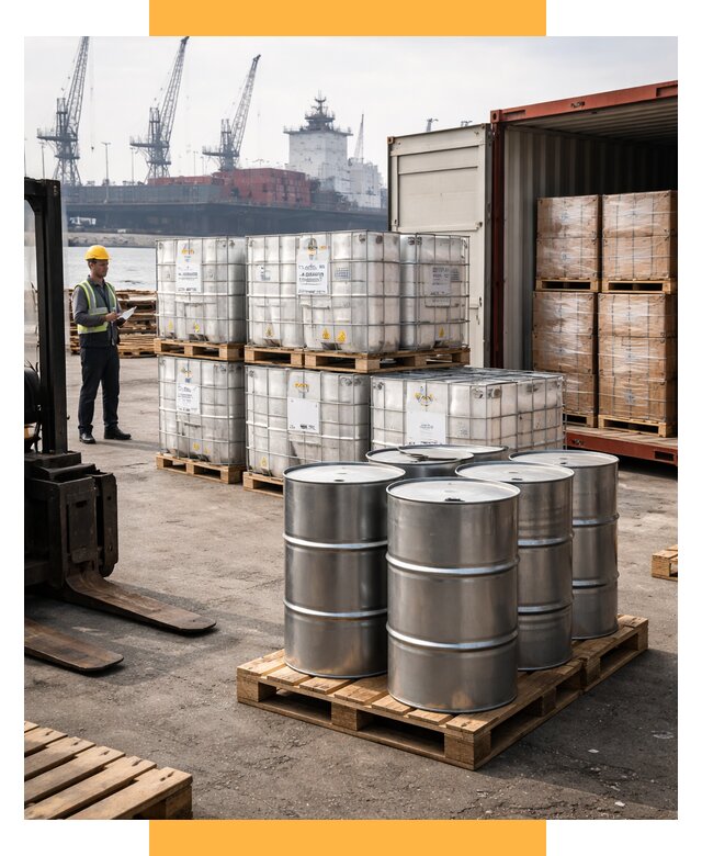 Доставка химического сырья из Индии от 258900 р. | СетСервис-Элс