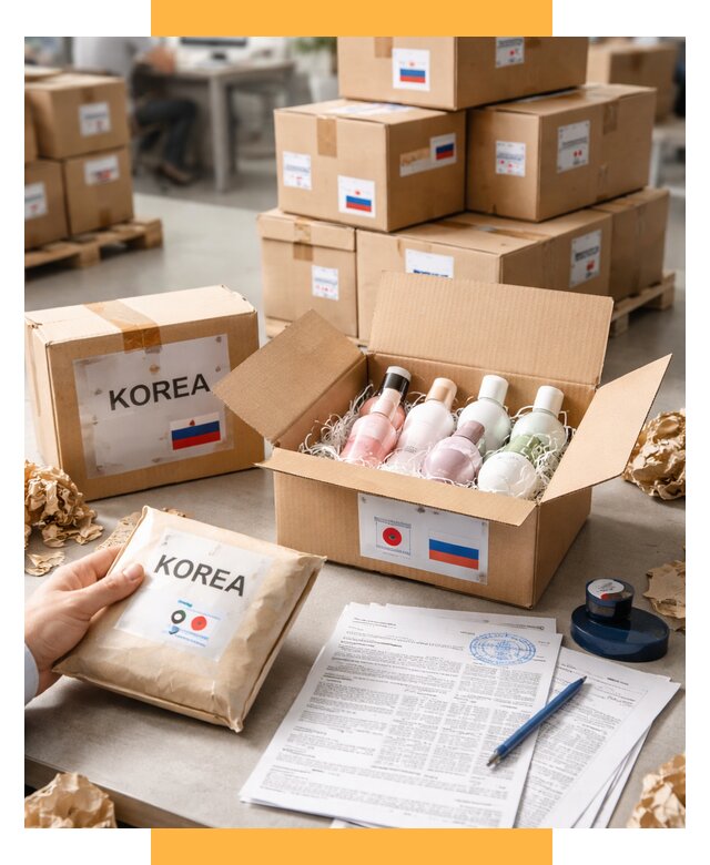 Доставка косметики из Кореи от 8803 р. под ключ | СетСервис-Элс