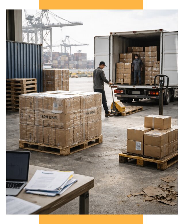 Доставка грузов из Израиля от 15534 р., логистика от СетСервис-Элс
