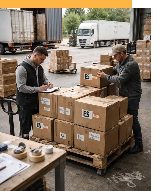 Доставка грузов в Испанию автотранспортом от 36246 руб