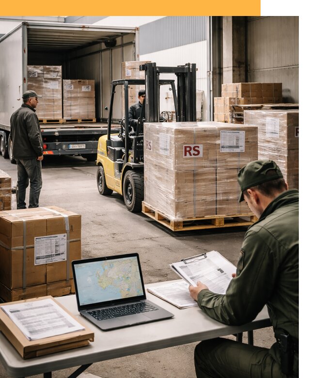 Доставка грузов в Сербию от 46602 руб, международные перевозки