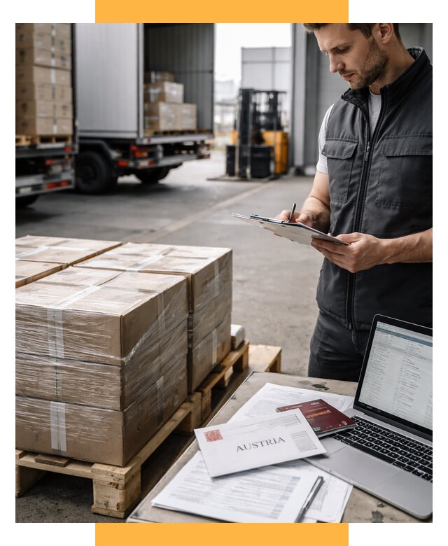 Доставка в Австрию от 67314 р. Логистика и экспорт СетСервис-Элс