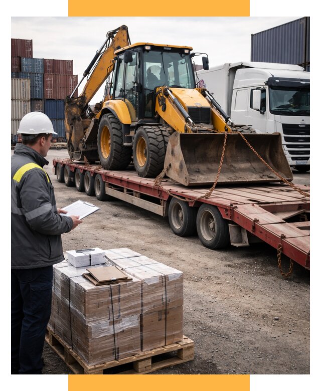 Международная перевозка спецтехники от 46602 р., СетСервис-Элс