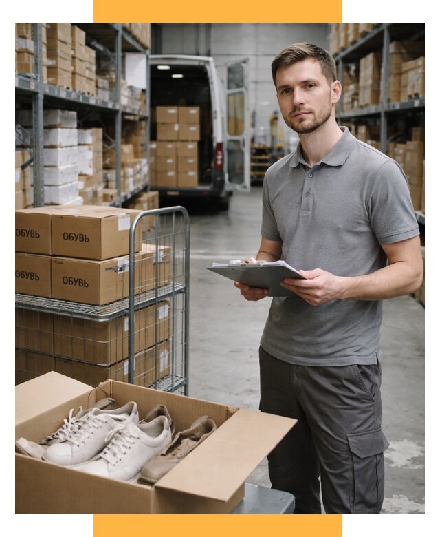 Доставка обуви из Китая и Турции от 4660 р. СетСервис-Элс