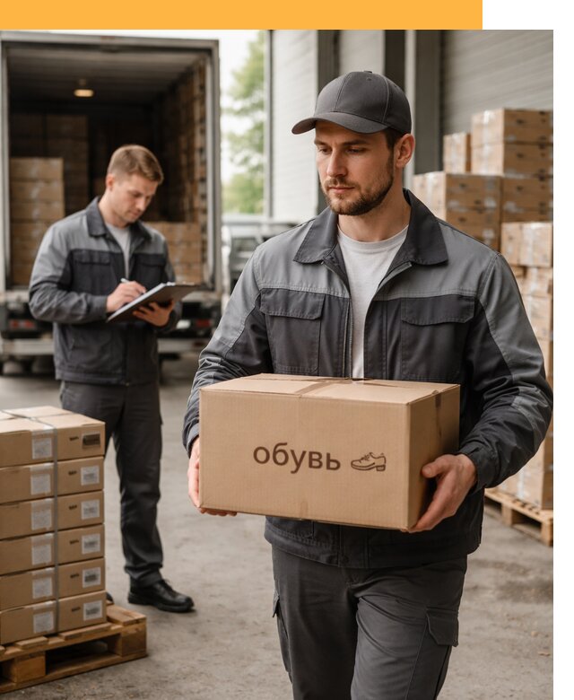 Международная перевозка обуви с таможенным оформлением от 4660