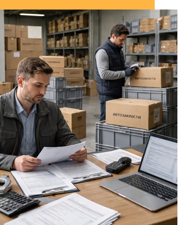 Таможенное оформление автозапчастей по выгодным тарифам от 8803