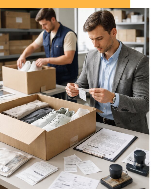 Таможенное оформление одежды и обуви по выгодной цене от 6731 руб